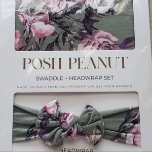 Posh Peanut Seraphine Swaddle and Headwrap